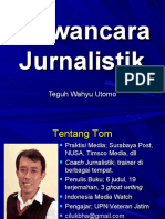 Wawancara Jurnalistik