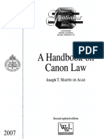 Handbook On Canon Law