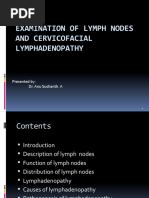 Download Examination of Lymph Nodes and Cervicofacial thy by Anu Sushanth SN43482649 doc pdf