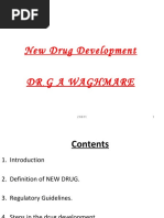 New Drug Development DR G A Waghmare