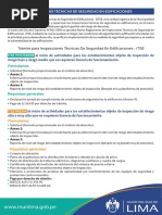 Recomendaciones ITSE