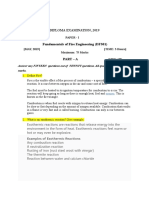 Fundamentals of Fire Engineering (DFS01) : Diploma Examination, 2019