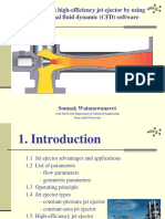 Optimization of A High-Efficiency Jet Ejector by Using Computational Fluid Dynamic (CFD) Software