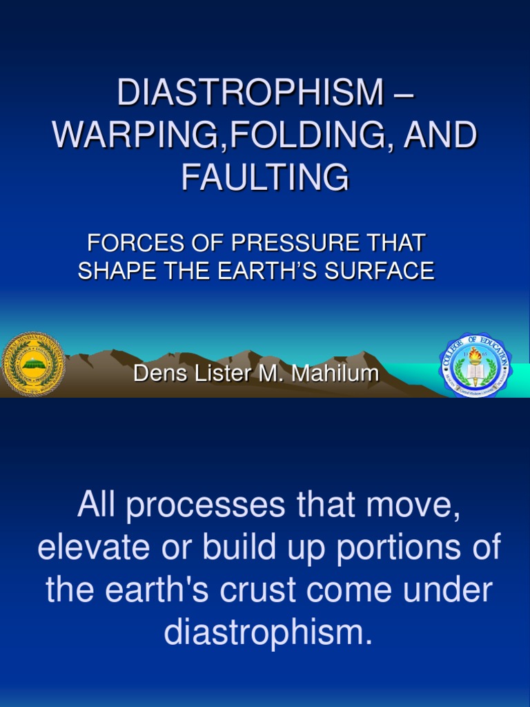 Diastrophism - Folding, Faulting and More | PDF | Fault (Geology ...