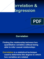 Correlation and Regression