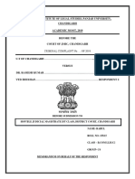 Criminal Complaint No . of 2019: Before Submission To Hon'Ble Judicial Magistrate Ist Class, District Court, Chandigarh