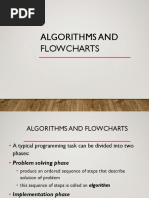 Algorithms and Flowchart | PDF | Algorithms | Computer Programming