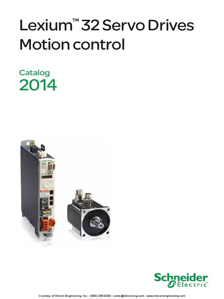 Lexium 32 Servo Drives Motion Control Catalog PDF Electric Motor