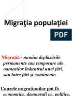 Migraţia Populaţiei