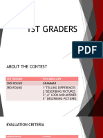 1ST Graders - Contest