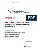 Ensayo de Compactación de Suelos Utilizando Energía Modificada (Grupo 5)