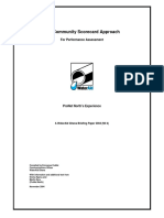 The Community Scorecard Approach: For Performance Assessment