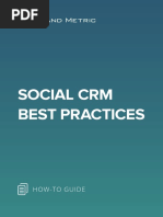 Social CRM Best Practices