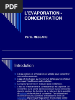 Evaporation Concentration Support Du Cours