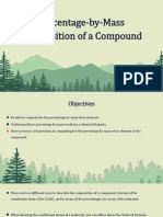 Percentage-by-Mass Composition of A Compound