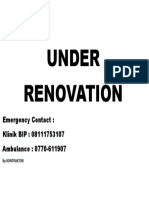 Under Reconstrution