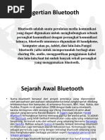 Pengertian Bluetooth Serta Kelebihan Dan Kekurangan Bluetooth Pdf