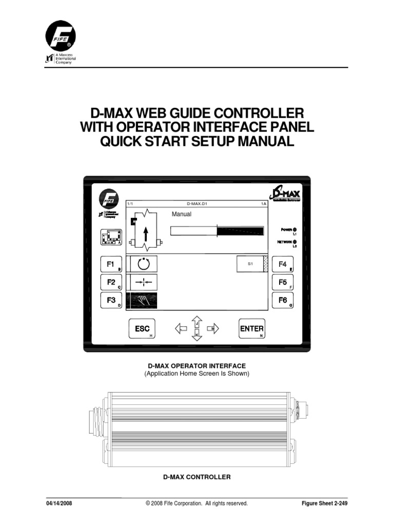 Fife DMAX Operation Manual 2249 Menu World Wide Web