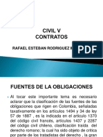 CIVIL V Diapositivas Contratos 3 - Obligaciones, Responsabilidad y Contrato