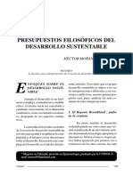 HÉCTOR MORÁN SEMINARIO - Presupuestos Filosóficos Del Desarrollo Sustentable PDF