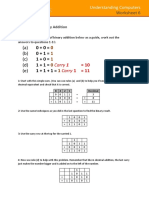 UCom Worksheet 6 Binary Addition