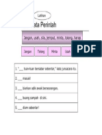 Latihan Ayat Perintah Tahun 1