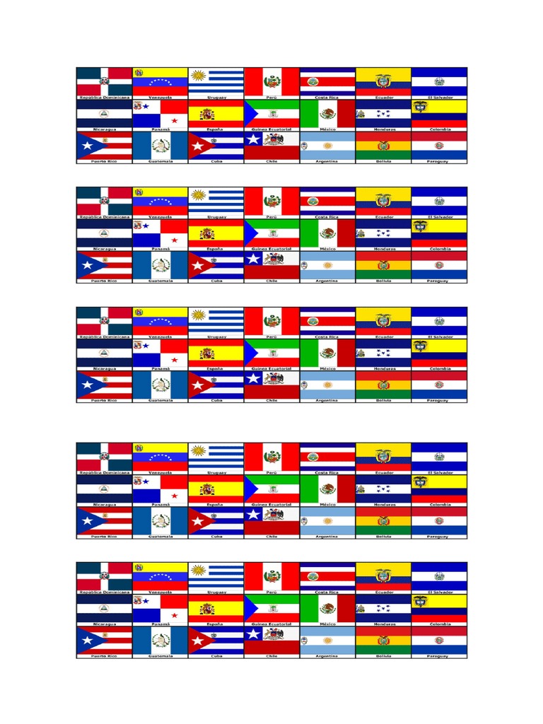 Banderas Latinoamericanas | PDF