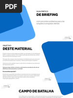 Livro Mapa de Briefing