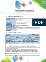 Introducion Agronomia - Tarea 4 - Caracterización de Un Sistema de Producción