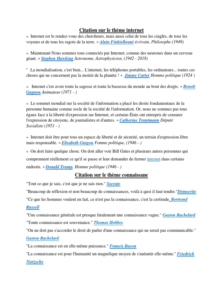 Citations Pdf Liberte L Internet