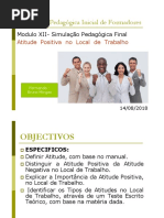 Atitude positiva no trabalho