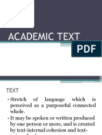 Academic Text