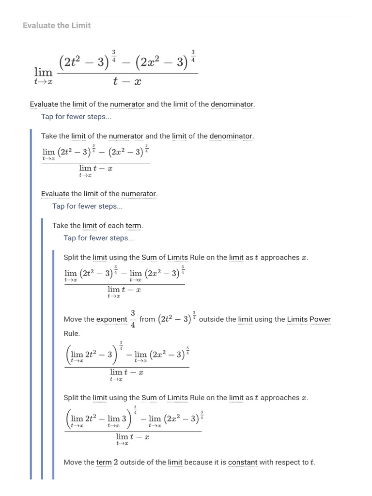 Mathway - Calculus Problem Solver | PDF | Fraction (Mathematics ...