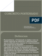 Concreto - Postensado.H. Cabrera, J. A. Hernández, M. G. Torres