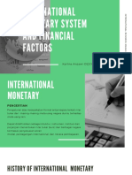 International Monetary System and Financial Factors