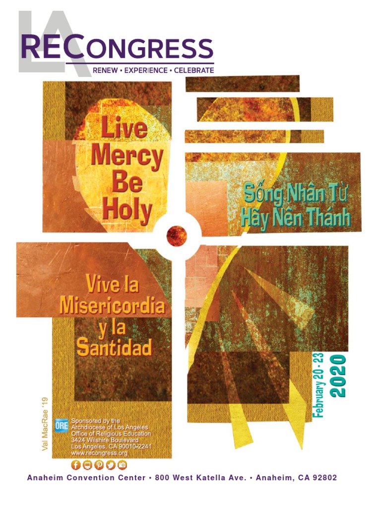 Recongress Registration Guidebook Mercy God The Father