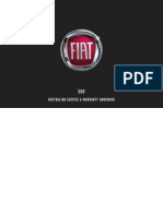 Fiat 500 Service & Warranty Handbook [AU] (2017.07)