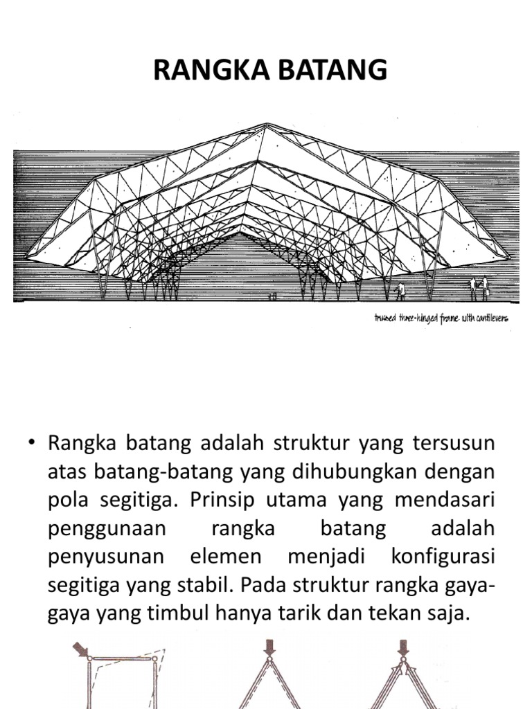 Struktur dan Desain Rangka Batang | PDF