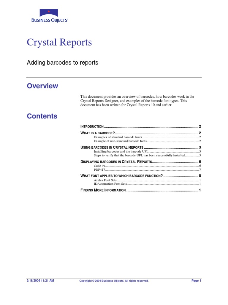 Adding Barcodes To Reports PDF Barcode Image Scanner