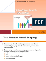 Teori Penarikan Sampel (Sampling)