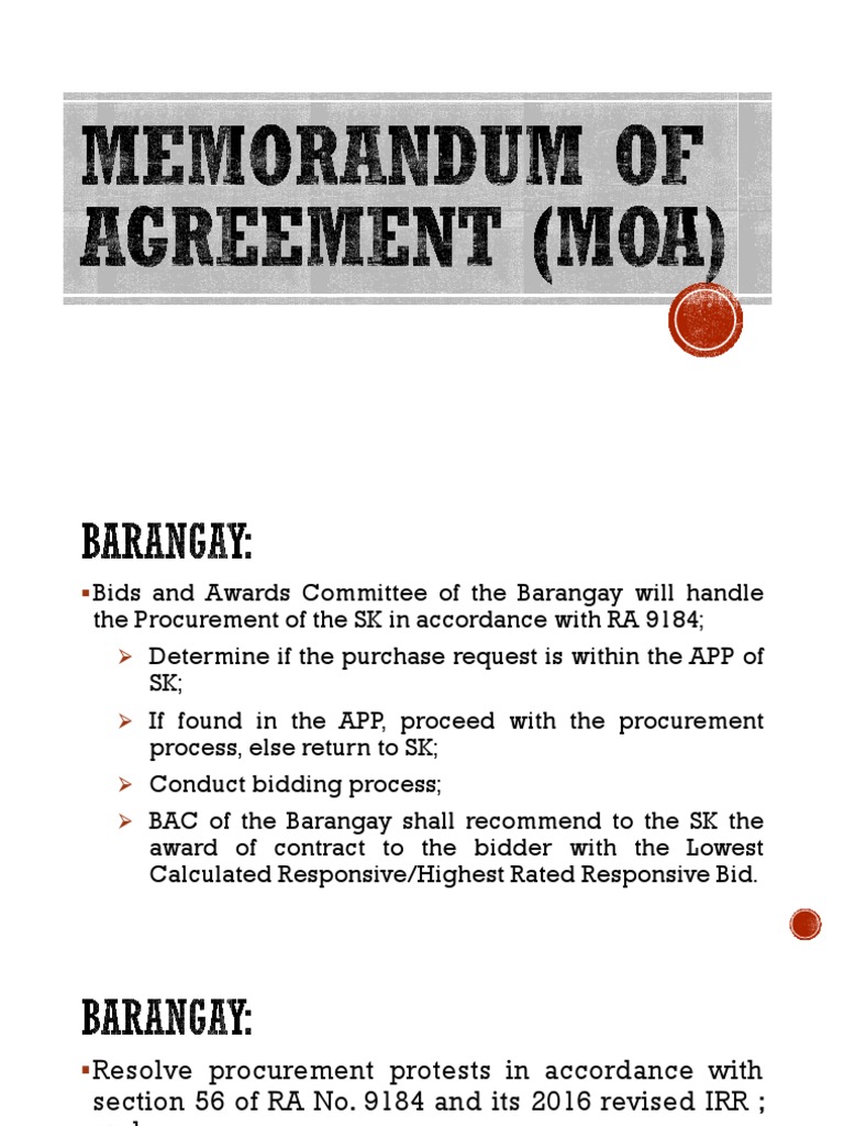 SK MOA Content | PDF