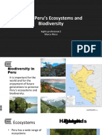 Saving Peru's Ecosystems and Biodiversity: Inglés Profesional 2 Marco Meza
