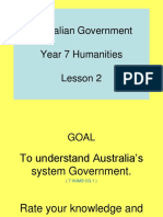 Australian Government Lesson 2