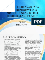 Asuhan Kebidanan Pada Ny.D G1P0A0 Gravida 26 Minggu Dengan Iufd Di Rsud DR - Slamet Garut