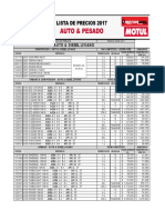 Lista de Precios Aceites Motul Colombia