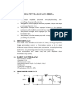 Dioda Penyearah Satu Phasa