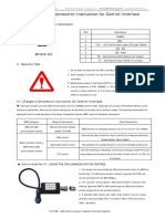 TC CHARGER - Connection Instruction For Control Interface