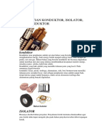 Bahan Konduktor, Isolator, Semikonduktor Dan LDR. Part 2