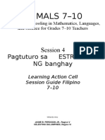 Session Guide 4 Pagtuturo Sa Estruktura NG Banghay