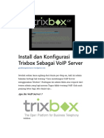 Konfigurasi Trixbox